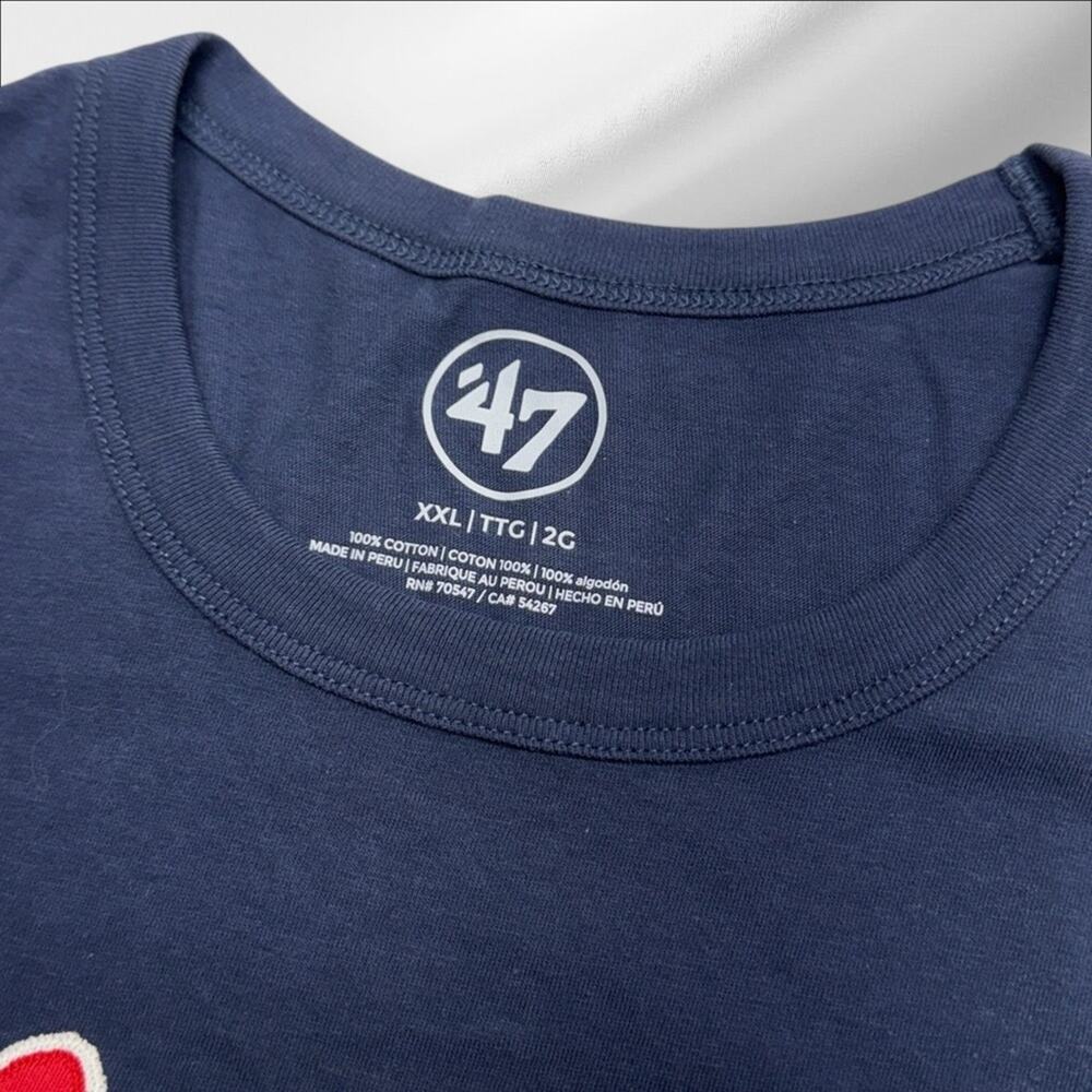 OLE MISS Men’s XXL Blue Short Sleeve Tee - Picture 4 of 4